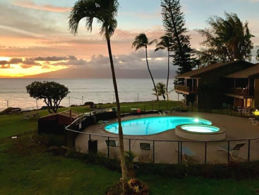 Coral Cove-Poolside Condo And Panoramic Ocean View Kahana Dış mekan fotoğraf
